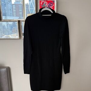 Donna Karan Classic Black Long Sleeve Dress